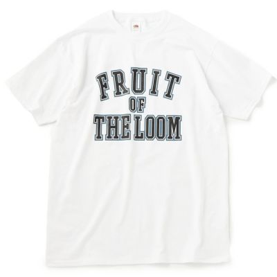 Fruit カレッジロゴプリントTシャツ13 | Fruit of the Loom | 公式