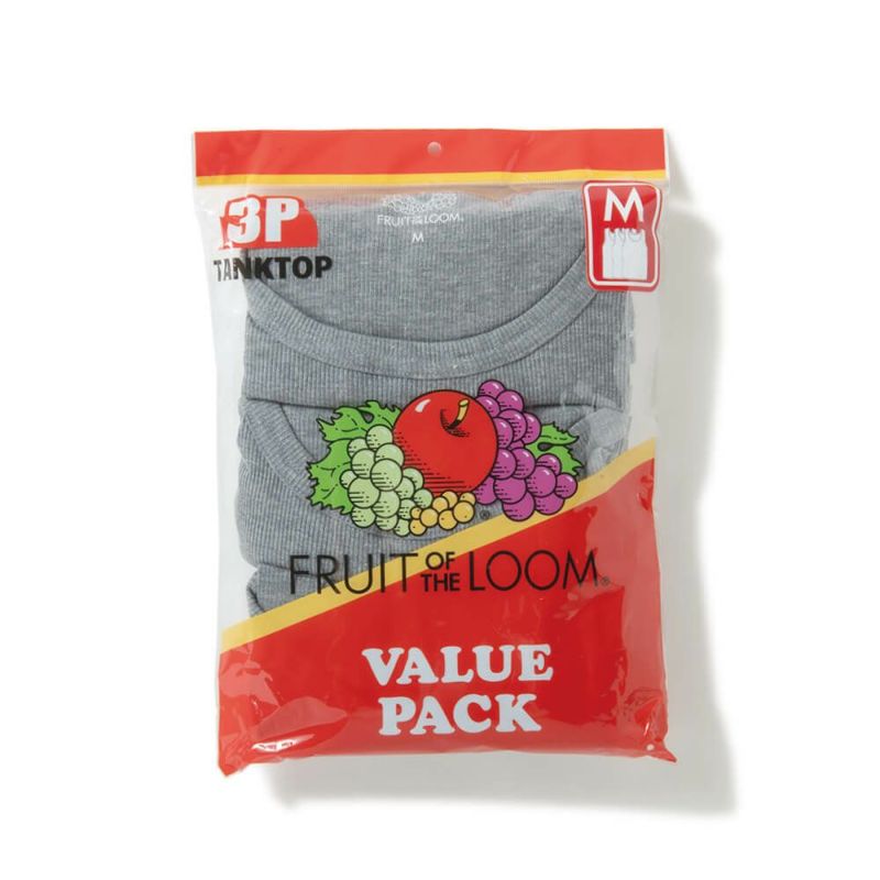 FTL リブタンクトップ3Pパック | Fruit of the Loom | 公式オンライン ...