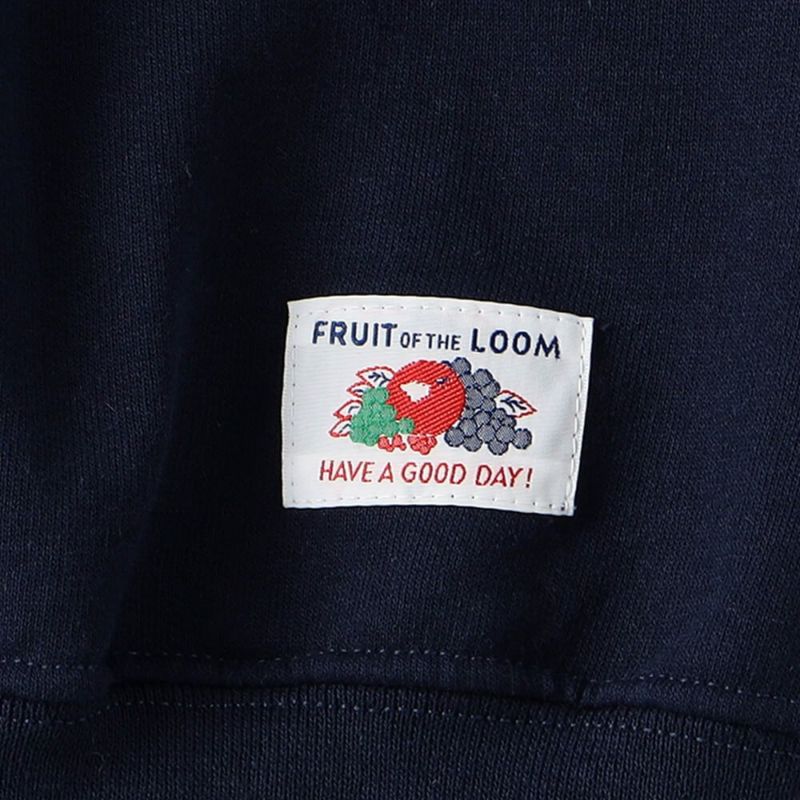 スウェット・トレーナー HUECLOSET Fruit Stripe Shirt SE32 2色展開】ハーフジップ 刺繍 スウェットシャツ グリーン - 古着