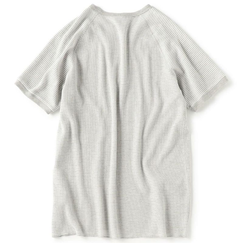 会員SALE】ボーダーヘンリーワッフルS/ST | Fruit of the Loom