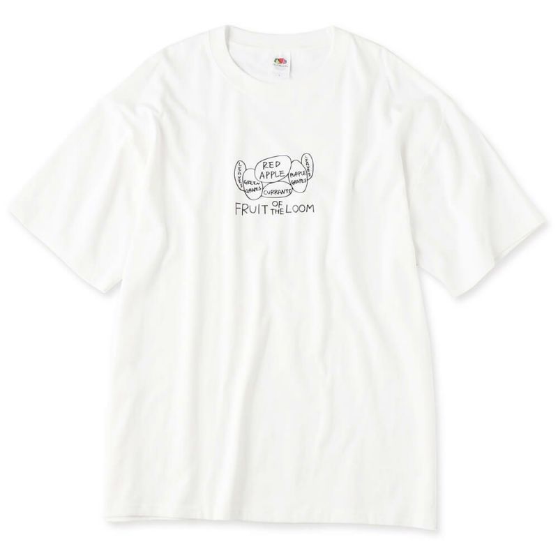 【会員SALE】限定/FOTL×KEN KAGAMI TEE(FRUIT TEXT) | Fruit of the Loom | 公式オンラインストア