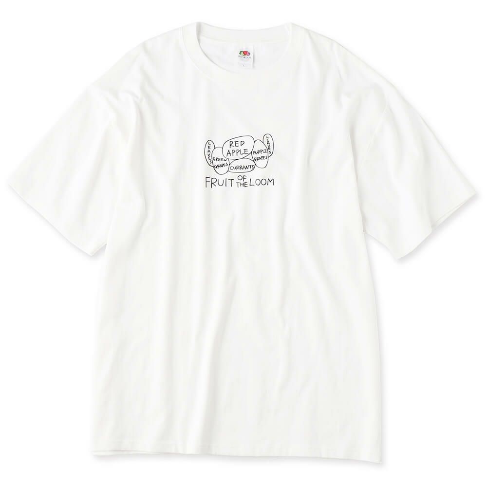 会員SALE】限定/FOTL×KEN KAGAMI TEE(FRUIT TEXT) | Fruit of the Loom 
