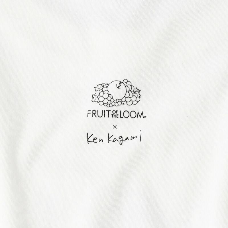 【会員SALE】限定/FOTL×KEN KAGAMI TEE(FRUIT TEXT)