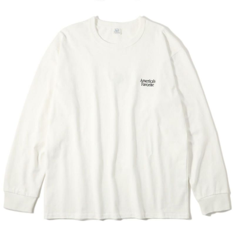 限定】AMERICA'S FAVORITE 2 POINT LS TEE | Fruit of the Loom