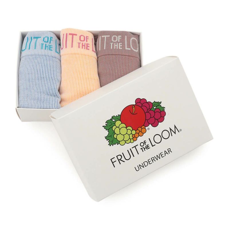 リブ成型ボクサーパンツ3P | Fruit of the Loom | 公式