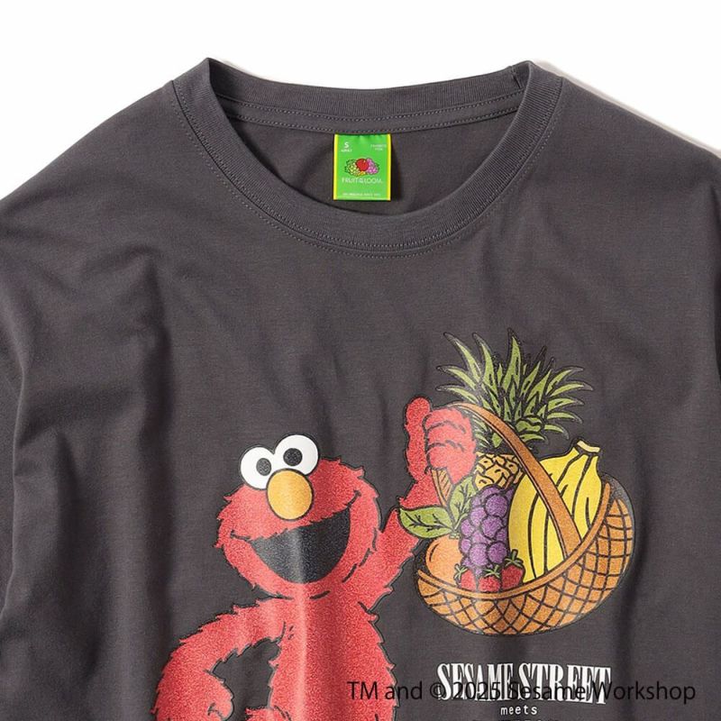 【FRUIT OF THE LOOM】SESAME STREET×FTL Illust T-Shirt A/全2色 FRUIT OF THE LOOM tシャツ 「FRUIT LOOM/フルーツ オブ ザ